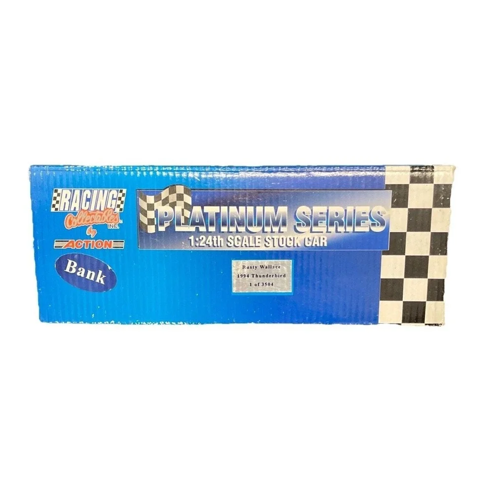 Rusty Wallace #2 Action Platinum Series 1:24 Scale Die Cast Bank